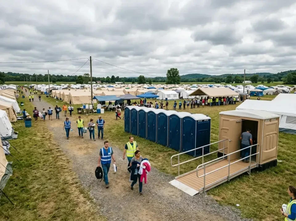 disaster-relief-camp-restrooms-010 — frequently asked questions, Dumpster & Portable Bathrooms Rental in Albion, MI